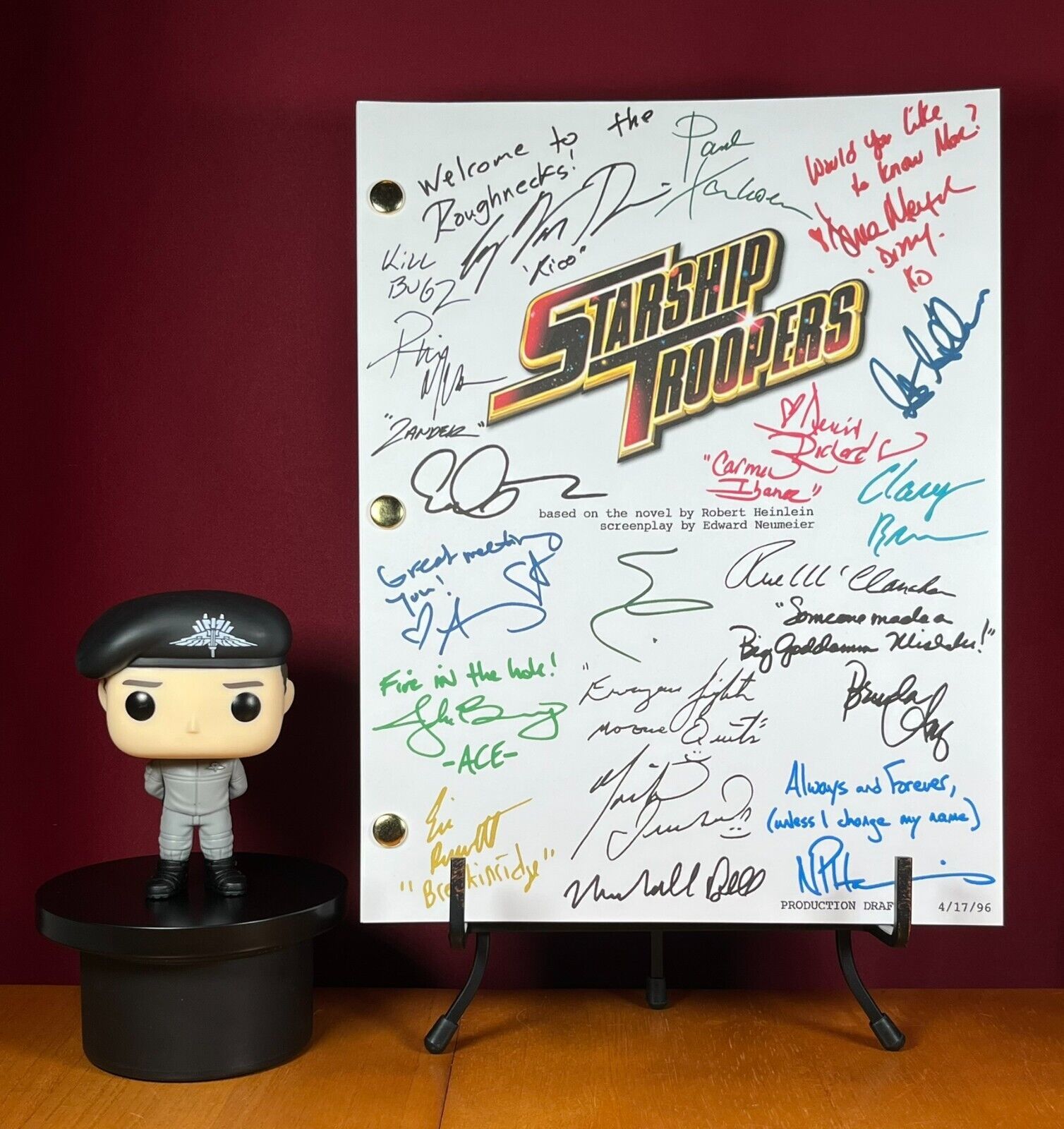 Starship Troopers Script Signed- Autograph Reprints- Horror- Science Fic... - $24.99