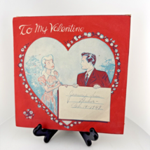 Vintage Valentine Greetings Heart Shaped Record Phonodisc Inc. NY - $49.49