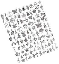 Wholesale Bulk Lots Jewelry Making Silver Charms Mixed Metal - $53.82
