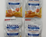 06/26 4x Mucinex Instasoothe Sore Throat Relief Drops, Sore Throat Lozen... - $15.79