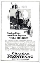Chateau Frontenac Quebec Rivista Campagna Pubblicitaria Stampa Design Pubblicità - £26.24 GBP