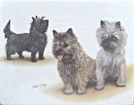 Retired Dog Breed Cairn Terrier Trio Vinyl Softcover Address Book By Robert May - £5.52 GBP