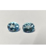 Blue Topaz Gemstone 10x12 mm oval Cut topaz Loose blue topaz Stone AA Gr... - £30.10 GBP+
