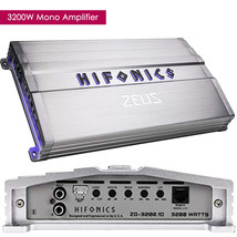 Hifonics Zeus ZG-3200.1D 3200W Mono Subwoofer Class D Car Audio Amplifie... - $314.99