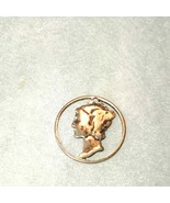 Sterling silver real cut out money dime pendant - €21,49 EUR