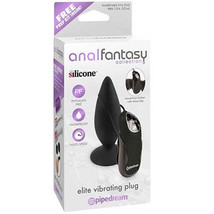 Pipedream Anal Fantasy Collection Silicone Remote-Controlled Elite Vibrating Plu - £38.46 GBP