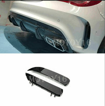 Clip in Gloss Black Rear Bumper Flick Canard for Mercedes-Benz W117 CLA2... - £39.31 GBP