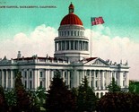 Stato Capitol Costruzione Sacramento California Ca Unp Non Usato DB Cart... - $3.03
