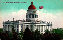 Stato Capitol Costruzione Sacramento California Ca Unp Non Usato DB Cartolina - £2.38 GBP