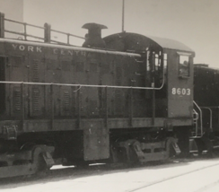 New York Central Railroad NYC #8603 S-4 Locomotive Train Photo New York NY 1959 - £7.46 GBP