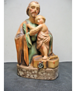 Vintage NAPCO S1713 Painted Ceramic Figure Jesus with Baby 6.5&quot; Tall 4&quot; ... - $933.96 MXN
