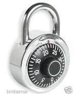Locker COMBINATION PADLOCK Hardened Steel 3 number dial Lock BATTALION 1... - $21.66