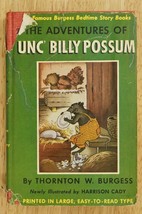 Vintage Hb Book Unc Billy Possum Thornton W Burgess Illustrated Harrison Cady - £22.45 GBP