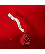 1989 Hallmark Cards Valentine Hershey&#39;s Kiss Red Brooch Foil Candy Look ... - $187.07 MXN