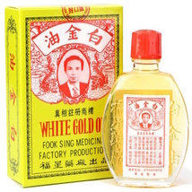 Hong Kong Brand Fook Sing Medicine White Gold Oil 12ml - £12.59 GBP