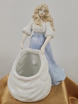 Vintage 1994 House Of Lloyd Accents Woman Porcelain Figurine Planter - $530.49 MXN