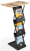 A4 Portable Adjustable Literature Magazine Stand w/ Folding Laptop Desk ... - $102.66 CAD