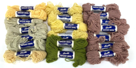 Lot of 20 Skeins Bucilla Tapestry Wool Yarn 100% Pure Virgin Wool Needle... - $34.64