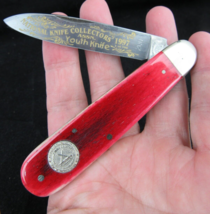 NKCA pocket knife vintage 1997 &quot;1 of 700&quot; 200 Fight&#39;N Rooster Frank Buster youth - £97.15 GBP