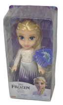 Disney Frozen Petite Elsa Long Blonde Hair Comb Action Figure Snow Queen 6&quot; NEW - £13.97 GBP