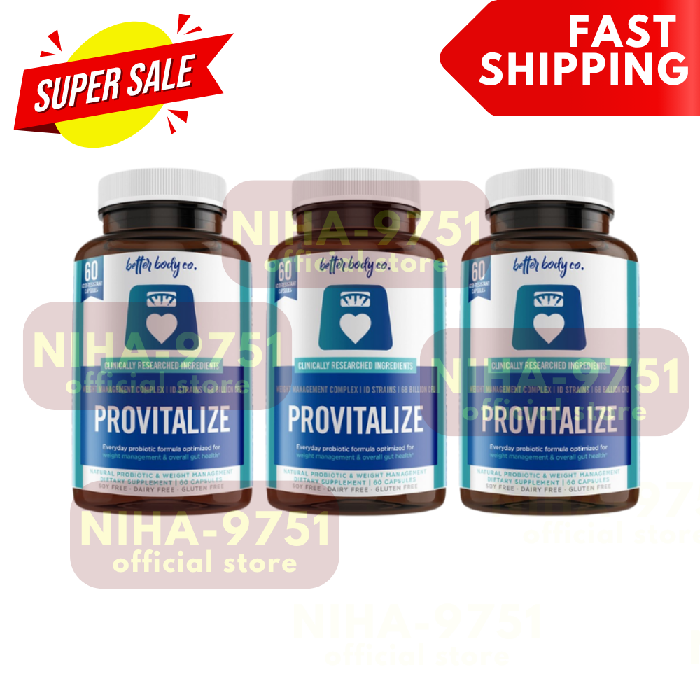 3 Provitalize Probiotics for Menopause, Bloat, Joints &amp; Digestion, 60 Ct - $65.99