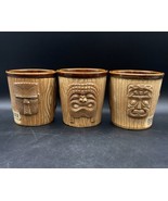 LOT 3 Islander Stockton Three Faced Bucket Hawaiian Tiki Mug OMC Japan - $1,496.38 MXN