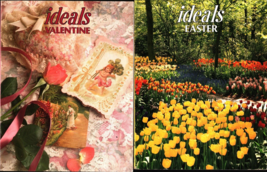 Lot of 2 Vintage Ideals Magazines, Valentine &amp; Easter ,Nostalgia Free ship - £15.53 GBP