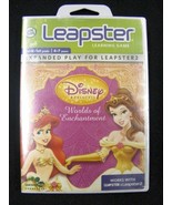 Leapster Disney Worlds Of Enchantment Expanded Play Mint In Package 4-g - $19.79