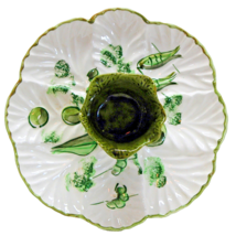 Los Angeles Potteries 930 Chip &amp; Dip Relish Dish With Several Sections - £32.32 GBP