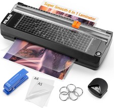 A4 Thermal Laminator With Laminating Pouches: Imlike 9&quot; Photo, And Office. - £35.15 GBP