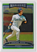 2006 Jeremy Reed Seattle Mariners Outfield Topps CHROME Card # 9  Near Mint - £1.40 GBP