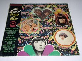 Sonny &amp; Cher The Best Of Record Album Vinyl LP Atco 219 Stereo VG*  - $373.45 MXN