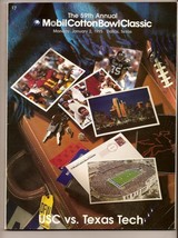 1995 Cotton Bowl Game program USC Trojans Texas Tech - £49.99 GBP