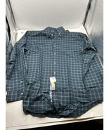 Polo Ralph Lauren Long Sleeve Button Up Lightweight Shirt Mens L Plaid G... - $34.64