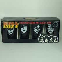 KISS Pint Glass The DEMON Gene Simmons Peter Paul Ace Collector 4 Pack P... - $141.51 CAD