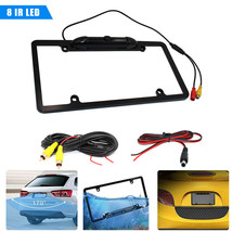 Us Car Rear View Backup Camera License Plate Frame Parking Reverse - £38.44 GBP