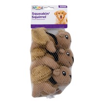 Outward Hound Squeaky Plush Replacement Hide And Seek Squirrels 3 Pack D... - £13.95 GBP