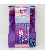 JoJo Siwa Purple Unicorn 13 Piece Shower Curtain and Hooks Set 72 in. x ... - £12.45 GBP