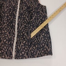 Zenergy by Chicos Women's Pink/Black Full Zip Pockets Vest Size 00 image 9