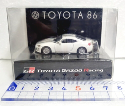 TOYOTA GR 86 White Keychain PullBack Model Car Mini Car TOYOTA GAZOO Racing - $23.96