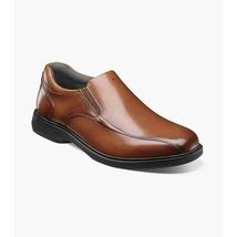 Nunn Bush KORE Pro Bike Toe Slip On Shoes Soft Leather Cognac 84945-221 image 3