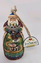 Jim Shore Heartwood Creek Santa w/Noah&#39;s Ark #4007947- 2007 Ornament JS2 - £18.68 GBP