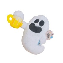 Bark Box Sheet Faced 9” Plush Dog Toy Ghost Crinkle Squeak LG 50+ Lbs NWT - £12.22 GBP