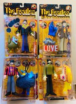 Original 1999 Mc Farlane 8&quot; Yellow Submarine Beatle Figures - Factory Packed - £116.29 GBP