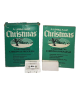Vtg A Long Ago Christmas Multimedia Church Program Play With Music &amp; Sli... - $68.66 CAD