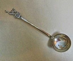 Peru  Deep Bowl Sterling Silver Spoon with Llama on Top 5.5&quot; - £22.70 GBP