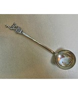 Peru  Deep Bowl Sterling Silver Spoon with Llama on Top 5.5&quot; - £23.00 GBP