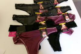 8 Maidenform Thongs Size 6 assorted styles and colors - $11.86