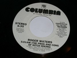 Roger Waters 5:01 AM The Pros And Cons Of Hitch Hiking 45 Rpm Record Vinyl Promo - £15.94 GBP