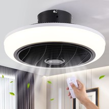 Huixute Ceiling Fan With Lights Remote Control, 18 Inches 3 Colors 3 Speeds - £58.69 GBP